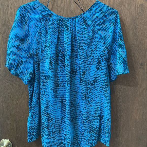 Apt 9. Teal and black blouse Sz 2x - Picture 2 of 3